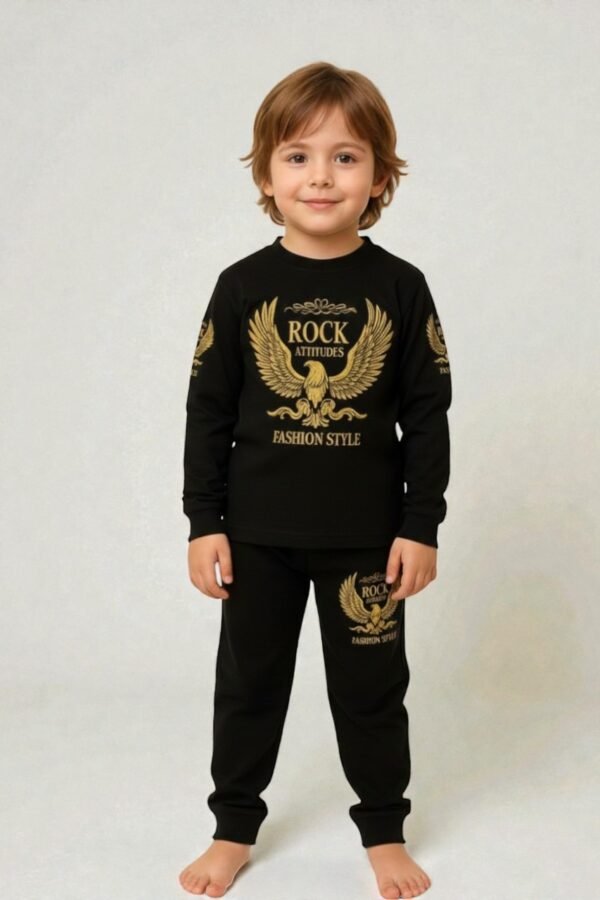 KicoWear Rock Attitudes Gold Pajami Set for kids – Airzed Hosiery Cotton