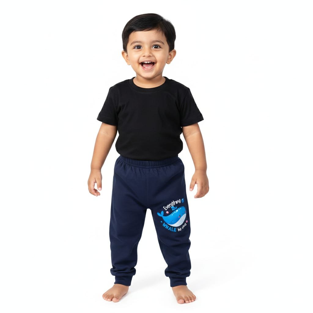 KicoWear Kids PC Fabric Navy Pajami – Soft & Comfortable Baby Pajami
